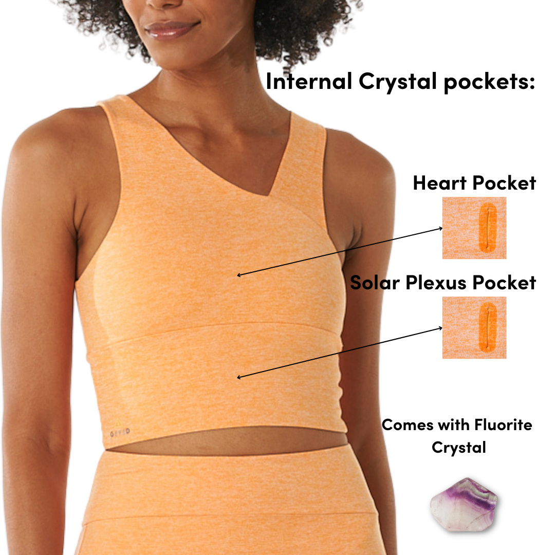 SELF-LOVE Top With Fluorite Crystal