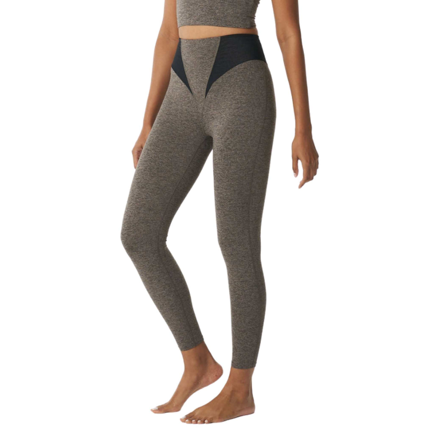 High-Waisted Elevate Color-Blocked Compression Leggings for Women